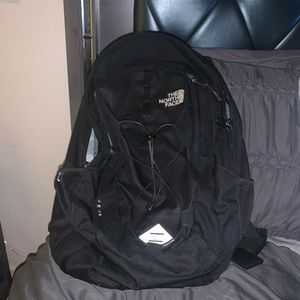 The north face black backpack